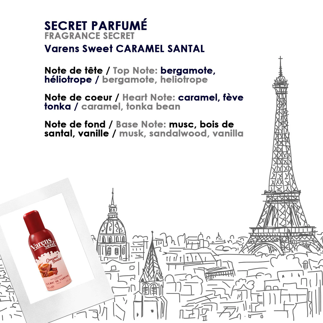 Varens Sweet Caramel Santal Body Fragrance - Image 4