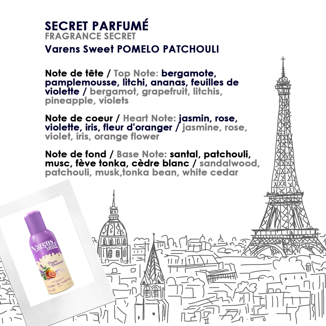 Varens Sweet Pomelo Patchouli Body Fragrance - Image 4