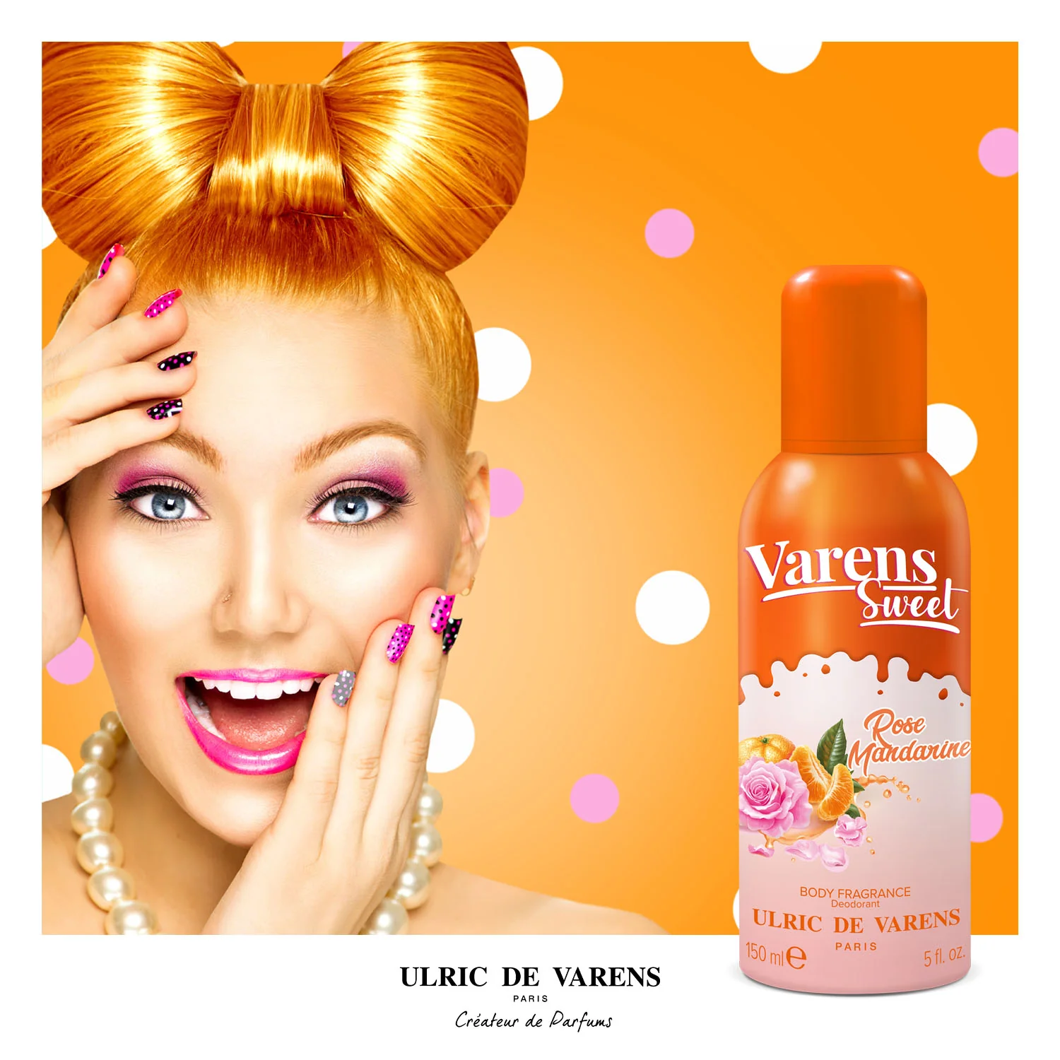 Varens Sweet Rose Mandarine Body Fragrance - Image 3